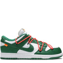 Tênis Off-White x Nike Dunk Low Pine Green