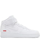 Tênis Supreme x Nike Air Force 1 Mid White