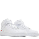 Tênis Supreme x Nike Air Force 1 Mid White