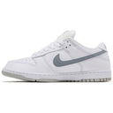 Supreme x Nike SB Dunk Low White Metallic Silver