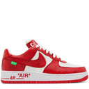 Tênis Louis Vuitton x Nike Air Force 1 Low White Comet Red