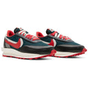 Sacai x Undercover x Nike LDWaffle Midnight Spruce University Red