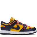 Tênis Off-White x Nike Dunk Low University Gold