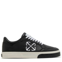 Tênis Off-White New Low Vulcanized Black White