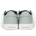 Off-White Low Vulcanized Calf Leather Greyish Mint Green
