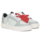 Off-White Low Vulcanized Calf Leather Greyish Mint Green