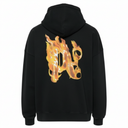 Moletom Palm Angels Burning Logo Print Preto