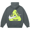 Moletom Palace x Nike Tri Swoosh Cinza Chumbo