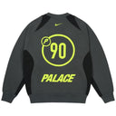 Moletom Palace x Nike Total P90 Crewneck Cinza