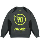 Agasalho Moletom Palace x Nike Total P90 Crewneck Cinza