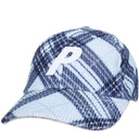 Boné Palace Corduroy P 6-Panel Azul Xadrez
