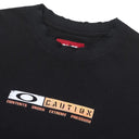 Camiseta Oakley x Piet Caution Ripped Preto Vintage
