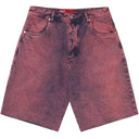 Shorts Bermuda Jeans Oakley x Piet Distressed Roxa