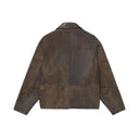 Jaqueta de Couro Piet Vintage Surf Marrom
