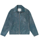 Jaqueta de Couro Piet Vintage Surf Azul