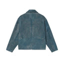 Jaqueta de Couro Piet Vintage Surf Azul