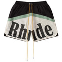 Short Rhude Awakening Preto/Verde/Off-White