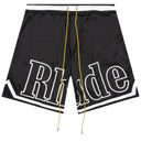 Shorts Short Rhude Court Logo Preto