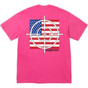 Camiseta Supreme Target Rosa Fúcsia
