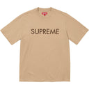 Camiseta Supreme Capital Bege Escuro