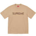 Camiseta Supreme Capital Bege Escuro