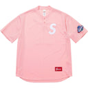 Jersey Supreme S Logo Baseball Henley Rosa