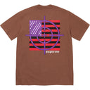 Camiseta Supreme Target Marrom