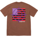 Camiseta Supreme Target Marrom