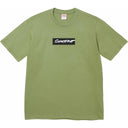 Camiseta Supreme Futura Box Logo Verde Musgo