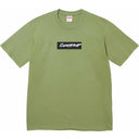 Camiseta Supreme Futura Box Logo Verde Musgo