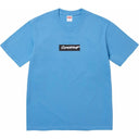 Camiseta Supreme Futura Box Logo Azul