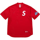 Jersey Supreme S Logo Baseball Henley Vermelha