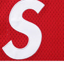 Camiseta Jersey Supreme S Logo Baseball Henley Vermelha