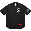 Jersey Supreme S Logo Baseball Henley Preta