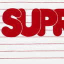 Camiseta Supreme Bubble Branca