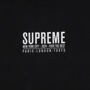 Camiseta Supreme Paris Preta