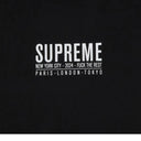 Camiseta Supreme Paris Preta