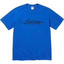 Camiseta Supreme Script Azul Royal