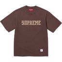 Camiseta Supreme Twill Appliqué Marrom