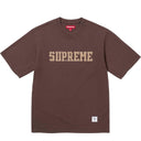 Camiseta Supreme Twill Appliqué Marrom