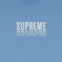 Camiseta Supreme Paris Azul Claro
