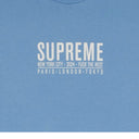 Camiseta Supreme Paris Azul Claro
