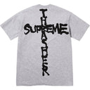Camiseta Supreme x Thrasher Cross Cinza