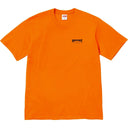 Camiseta Supreme x Thrasher Cross Laranja