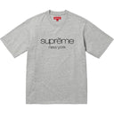 Camiseta Supreme Classic Logo Cinza