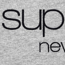 Camiseta Supreme Classic Logo Cinza