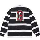 Camiseta Supreme Stripe Rugby Preta