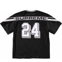 Camiseta Jersey Supreme Jacquard Rib Football Preta