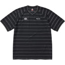 Jersey Supreme x Umbro Stripe Soccer Preta