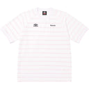 Jersey Supreme x Umbro Stripe Soccer Branca